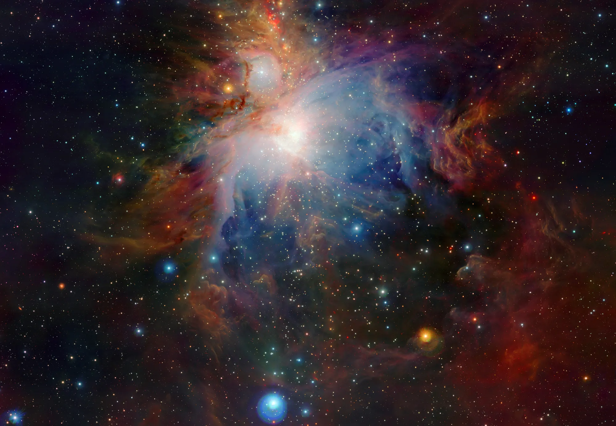 Туманность Ориона на небе