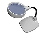 Лупа Kromatech настольная 8x, 138 мм, на гибком штативе с подсветкой (6 LED) 7765