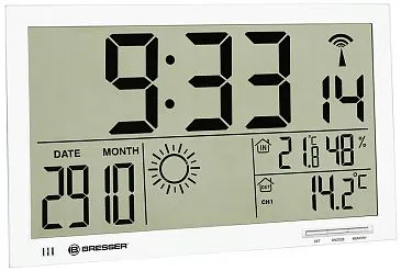 Метеостанция (настенные часы) Bresser MyTime Jumbo LCD