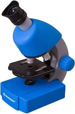Микроскоп Bresser Junior 40x-640x, синий (выставочный образец)