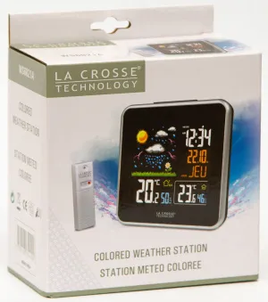 Метеостанция La Crosse WS6821 с цветным экраном, черная, изображение 9