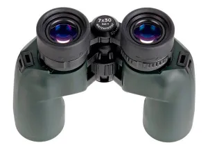 Бинокль Veber ED 7x30 WP, зеленый, изображение 3