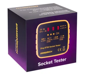 Тестер розеток Ermenrich Zing ST30, желтый, изображение 5