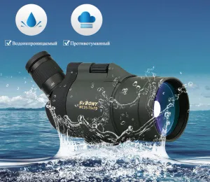 Зрительная труба SVBONY SV41 25–75x70 MAK WP со штативом, изображение 11