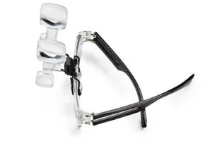 Лупа-прищепка бинокулярная Eschenbach 2x, с креплением на очки MaxDetail, изображение 5