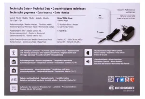 Метеостанция Bresser с цветным дисплеем, черная, изображение 11