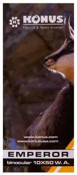 Бинокль Konus Emperor 10x50 WA Green, изображение 5