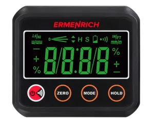 Цифровой уровень Ermenrich Verk LQ40, черный, изображение 3