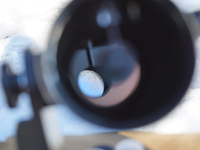 Взгляд на главное зеркало телескопа